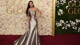 Demi Moore attends the 82nd Golden Globe Awards in Beverly Hills, California, U.S., January 5, 2025. REUTERS/Daniel Cole