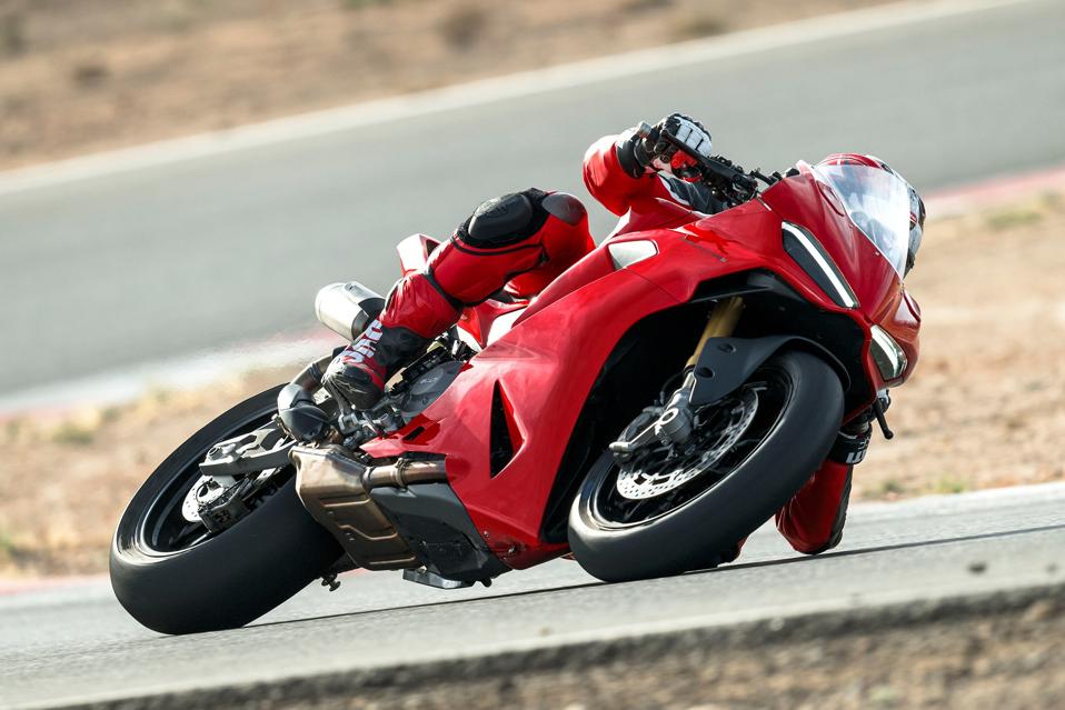 Ducati V2 Panigale Streetfighter sport motorcycle