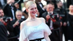 CANNES, FRANCE - MAY 24: Elle Fanning attends the closing ceremony red carpet at the 78th annual Cannes Film Festival at Palais des Festivals on May 24, 2025 in Cannes, France. (Photo by Monica Schipper/Getty Images)
