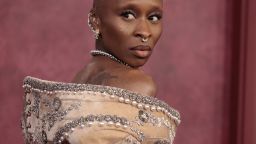 British singer and actress Cynthia Erivo attends the 78th Tony Awards at Radio City Music Hall in New York on June 8, 2025. (Photo by kena betancur / AFP) (Photo by KENA BETANCUR/AFP via Getty Images)