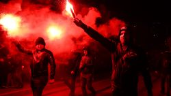 People attend 'White-and-red independence march' to celebrate the 100th anniversary of Poland regaining independence. Warsaw, Poland on 11 November, 2018. More than 200,000 participant walked through the streets of Warsaw in the march organised by the government after the same event organized by extreme right wing associations was banned. (Photo by Beata Zawrzel/NurPhoto via Getty Images)