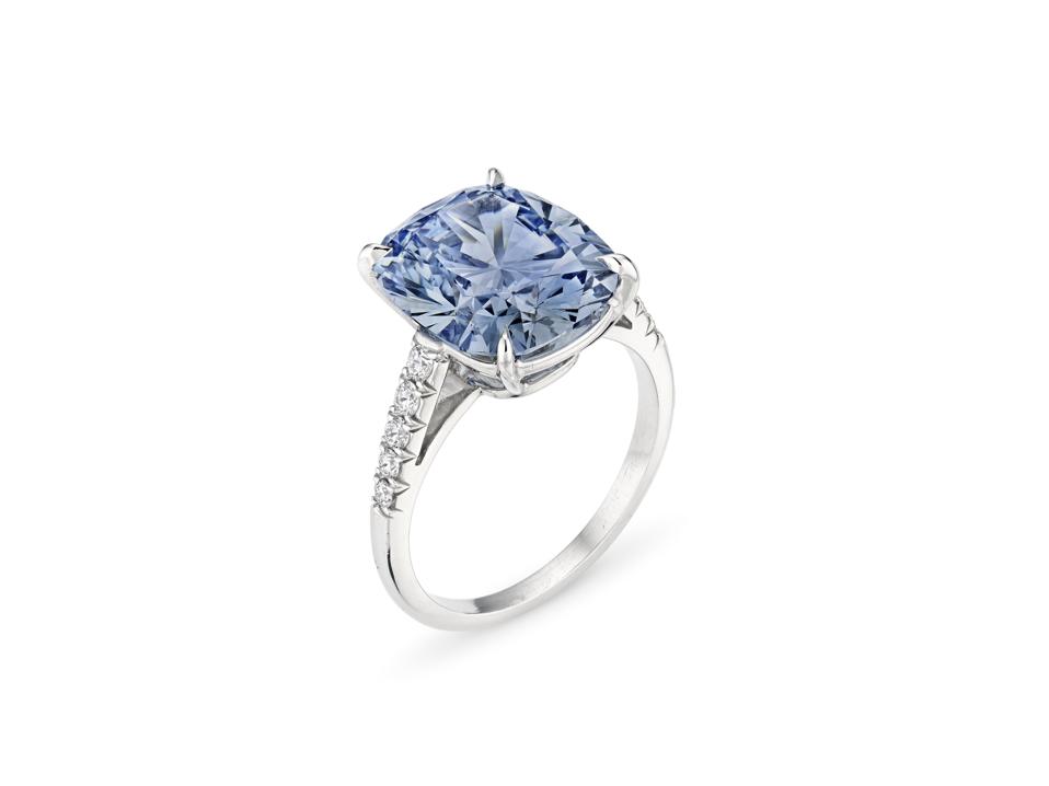 5.72-carat fancy intense blue diamond with an estimate of $6 million to $8 million