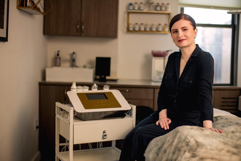 Star aesthetician Edyta Jarosz.