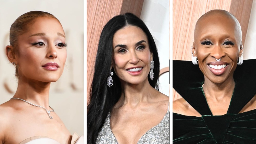 best-makeup-oscars-2025-1 Best Makeup at the Oscars, From Demi Moore's Dewy Skin to Ariana Grande's Glossy Pink Lips, ariana grande, demi moore, cynthia erivo