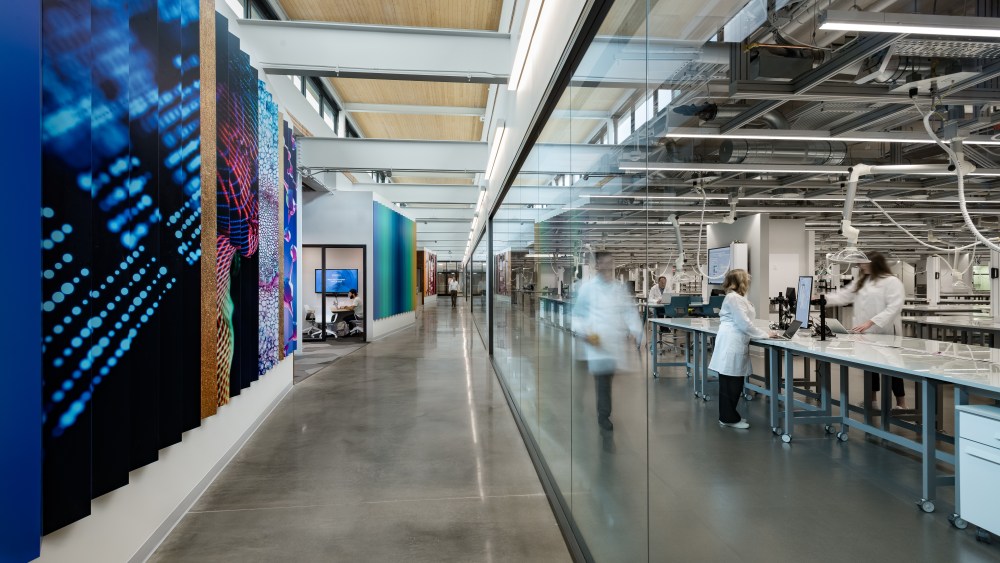 ri-center-interior-hall-lab-1 Inside L'Oréal's new state-of-the-art research facility in Clark, N.J.